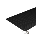 Crown Electrically Conductive Deck Plate - 3' x 12', Black